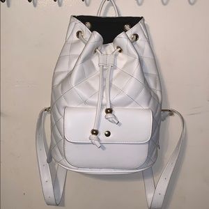 Forever 21 white backpack